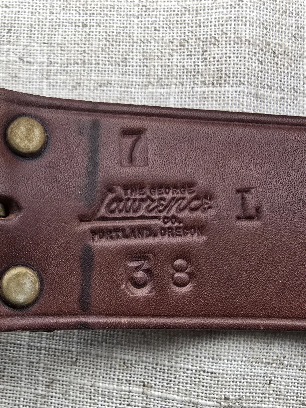 Vintage The George Co. Hand-Carved Floral Leather Holster & Cartridge Belt